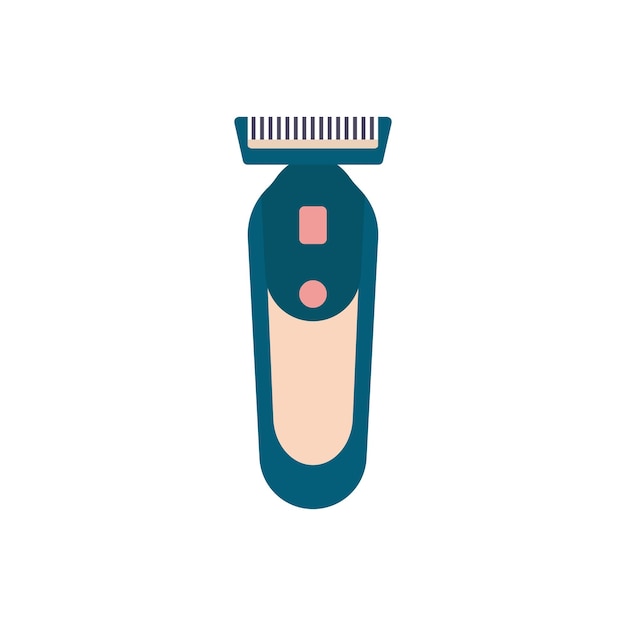 Electric hair clipper Barbershop and hairdresser vector icon