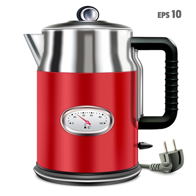  Electric kettle red