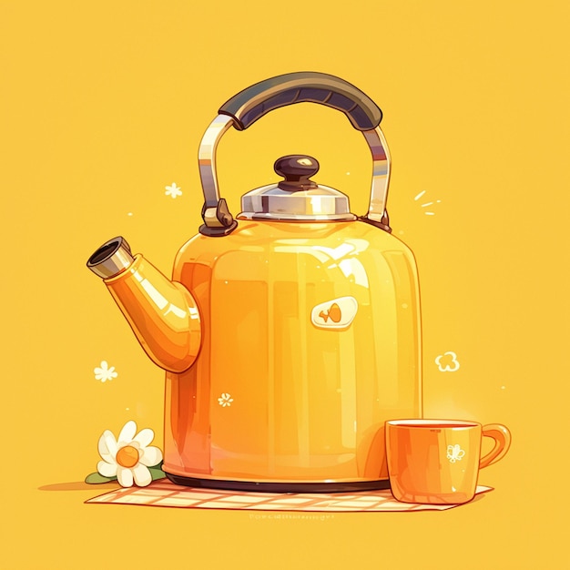 Electric kettle with builtin tea infuser