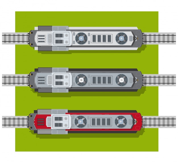 Vector electric locomotive of railways