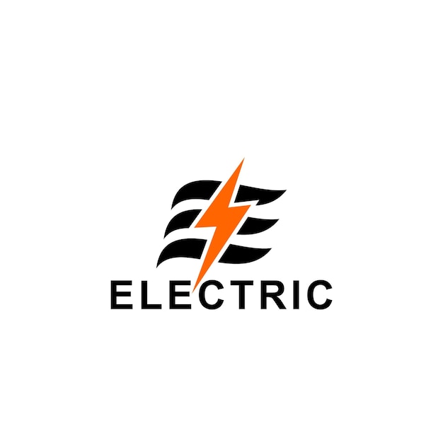 Electric Logo Design Concept Template