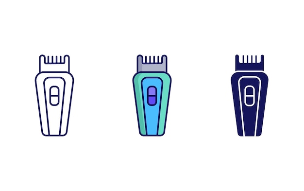 electric shaver vector icon