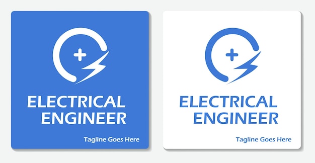 Electrical Thunder Logo Icon Vector Flat Design For All Division