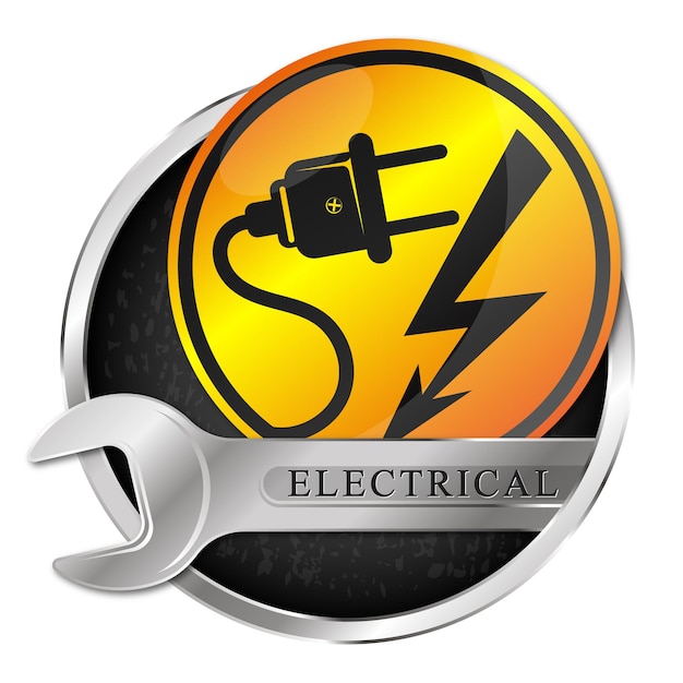 Electricity repair and service symbol