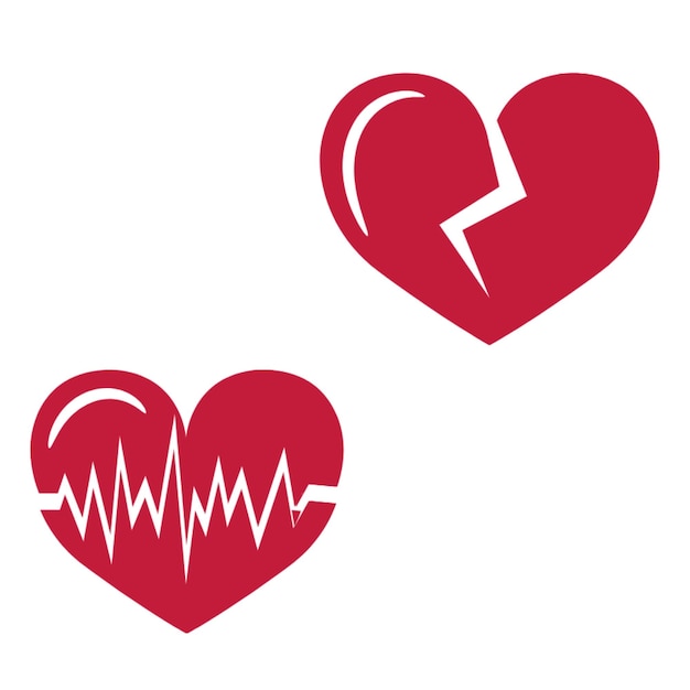 electrocardiography heart illustrations