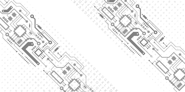 Electronic Chip.Hi tech digital connect.