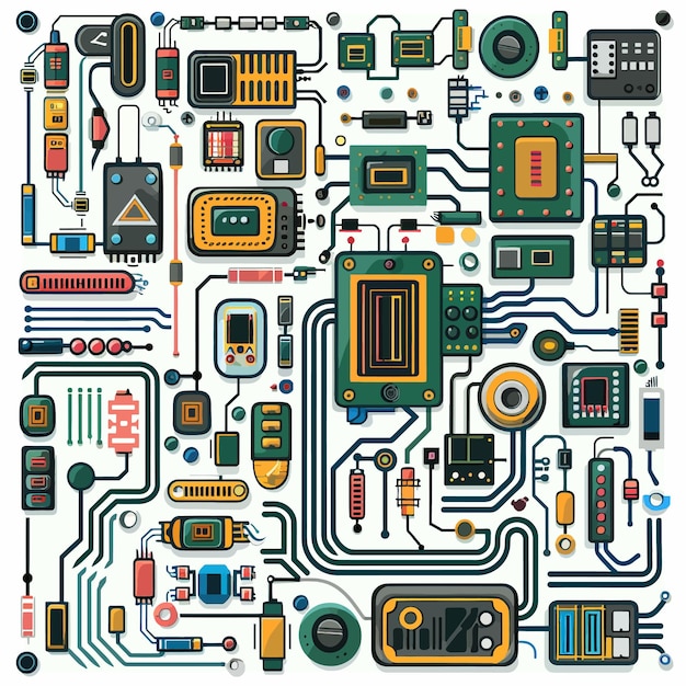 Vector electronic circuit