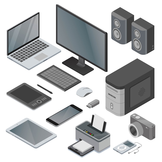 Electronic and gadget object devices collection