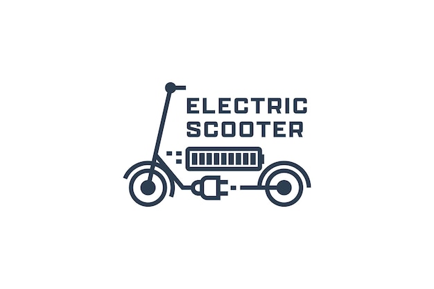 Electronic Scooter Logo Design Template