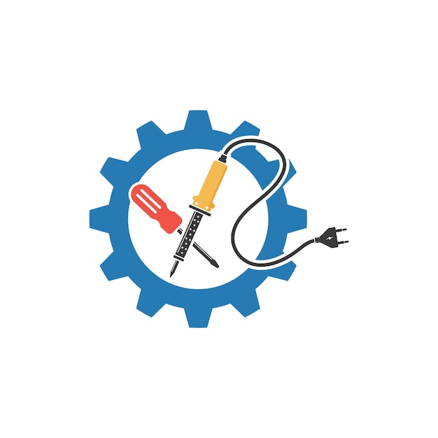 Electronic service and repair icon vector illustration design