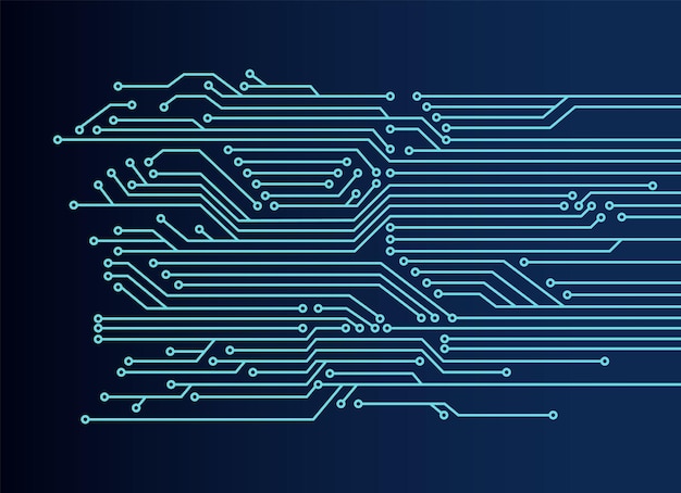 Electronics board High tech digital data connection system concept Circuit engineering technology Computer electronic printed circuit board microcircuit design