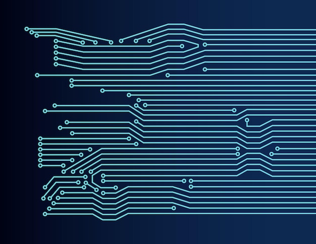 Electronics board High tech digital data connection system concept Circuit engineering technology Computer electronic printed circuit board microcircuit design