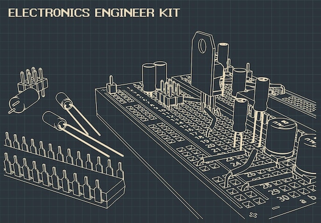 Electronics components outline