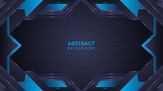 Elegant Abstract Background Cyan And Blue Gradient Style