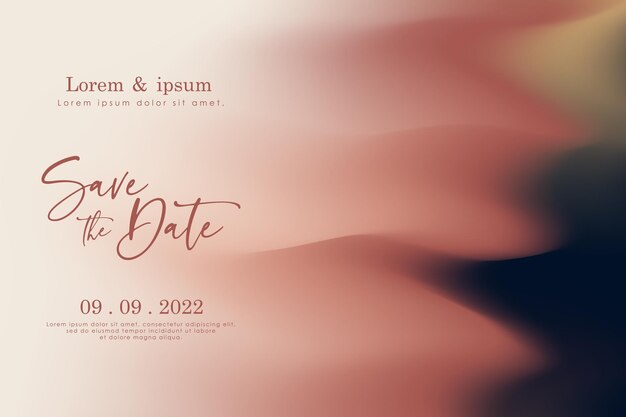 Elegant abstract gradient background. Wedding invitation card