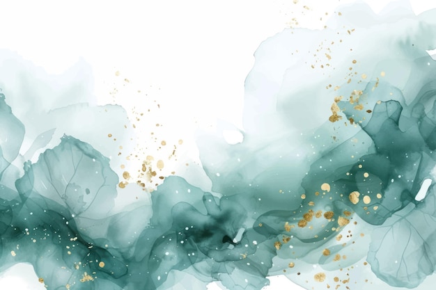 Vector elegant abstract watercolor design