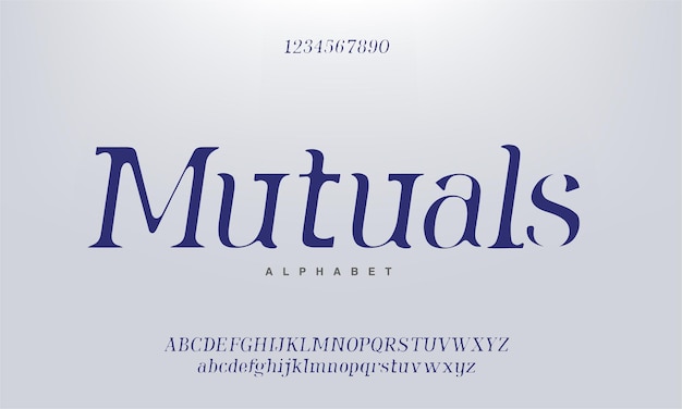 Elegant alphabet letters font. classic modern serif lettering minimal fashion