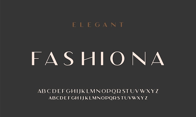 Elegant alphabet letters sans font. classic typography fonts regular uppercase, lowercase. 