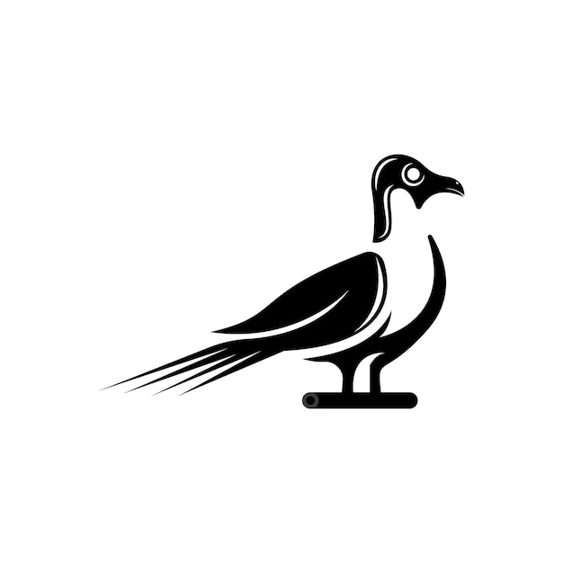 Elegant bird logo icon design and symbol