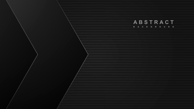 Vector elegant black background with diagonal triangle shape