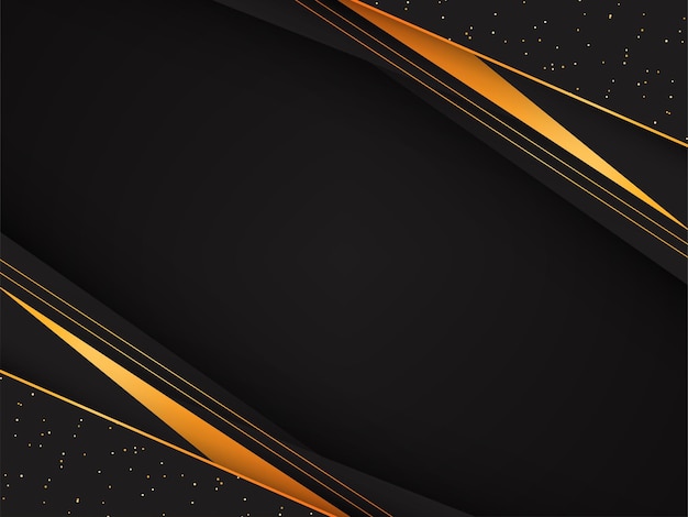 elegant black gold abstract background