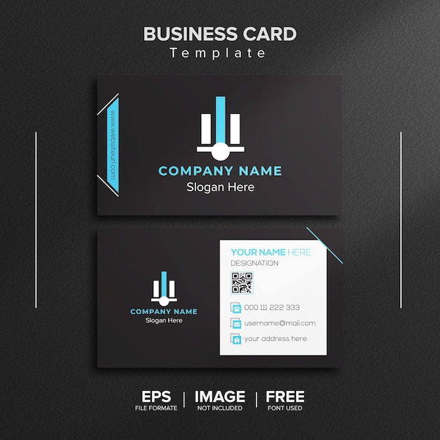 Elegant business card design template vector