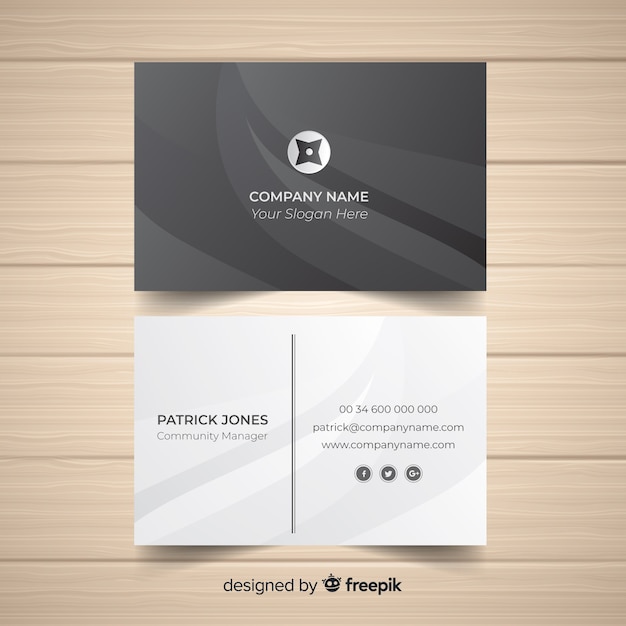 Elegant business card template