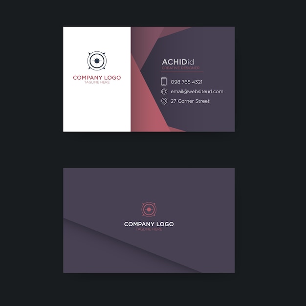 elegant business card template