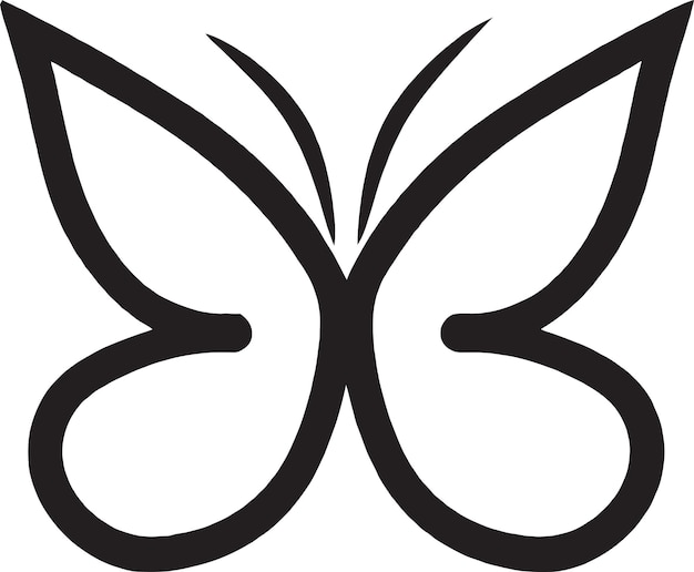 Elegant butterfly vector icon design