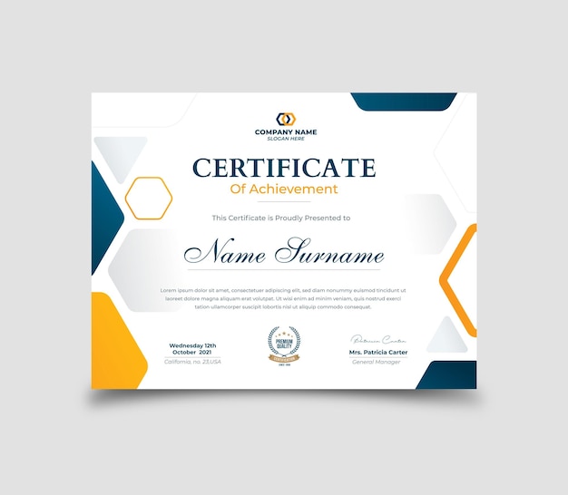 Elegant Certificate Template