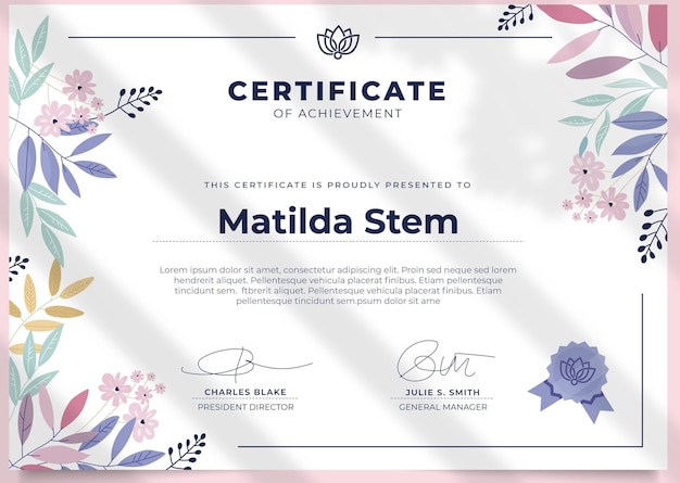 Elegant Certificate Template