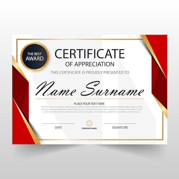 Elegant Certificate Template