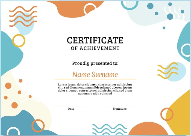 Elegant Certificate Template