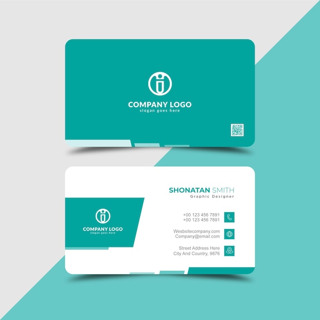 elegant corporate business card template