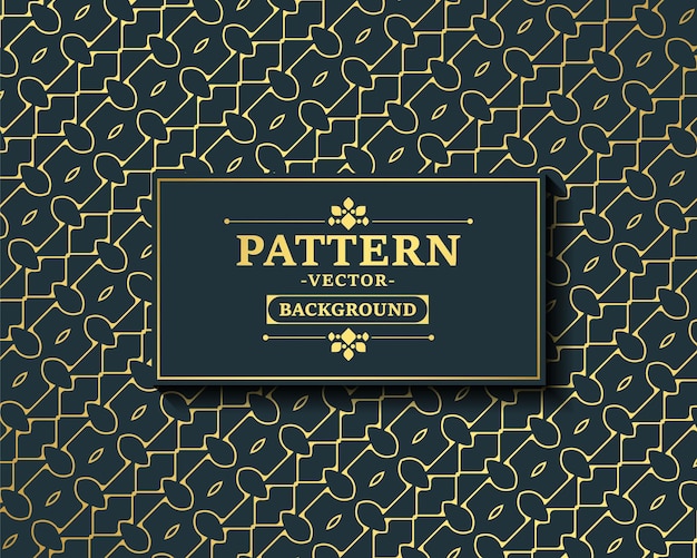 Elegant dark and gold geometric pattern background