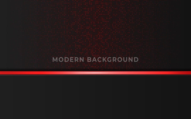 Elegant dark luxury background with red shiny and glitter element