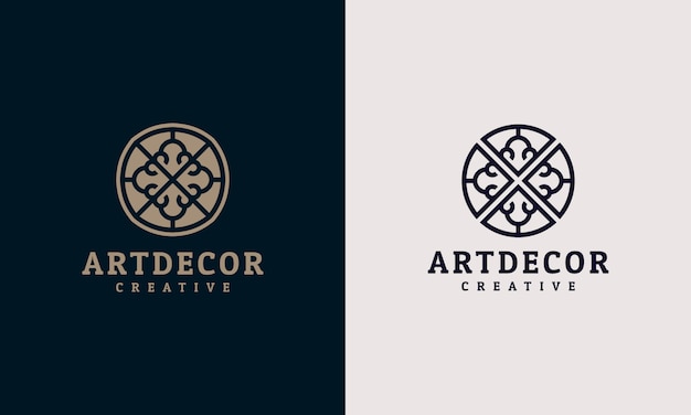 Elegant decoration luxury logo