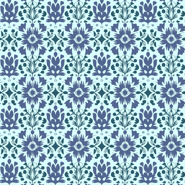 Elegant decorative floral pattern vector design for background texture fabric print or others