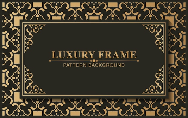 Elegant decorative frame design background