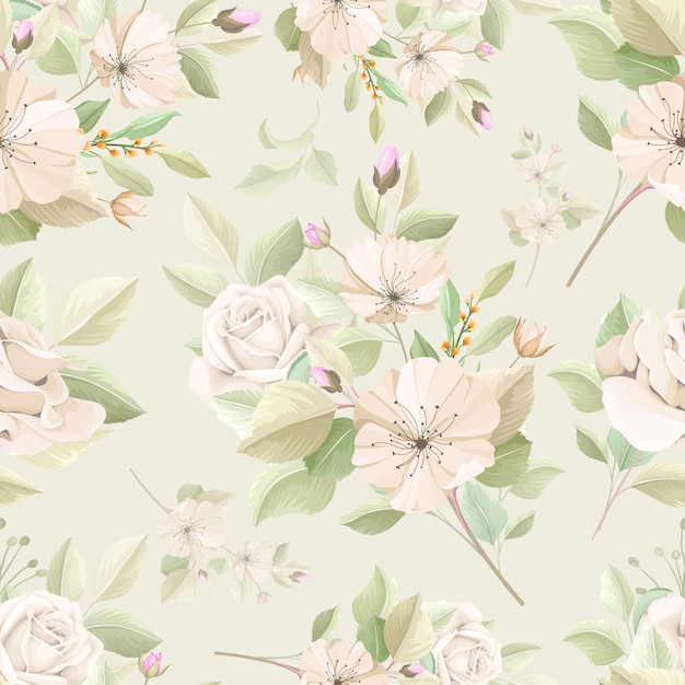 elegant floral seamless pattern