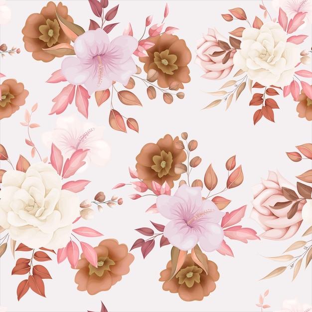 Elegant floral seamless pattern