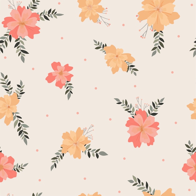 Elegant floral seamless pattern