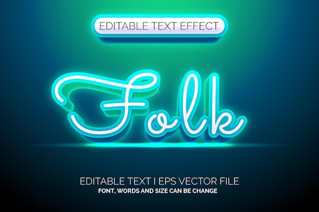 elegant folk music style 3d Editable Text Effect