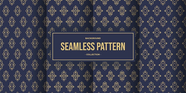 Elegant geometric line seamless pattern