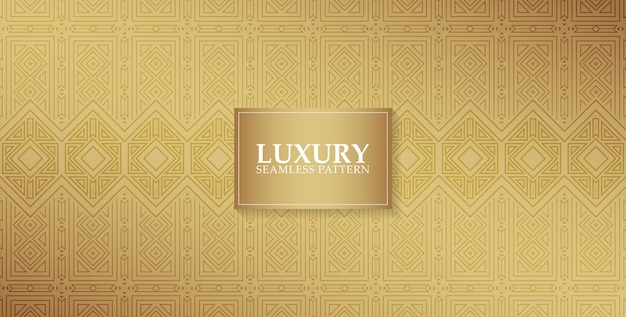 Elegant gold abstract line pattern