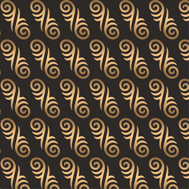 Elegant golden pattern seamless dark background, Luxury pattern