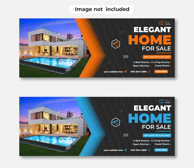 Elegant Home Facebook Cover Design Template