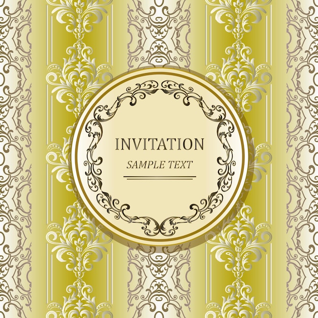 Elegant invitation cards abstract creative backgrounds