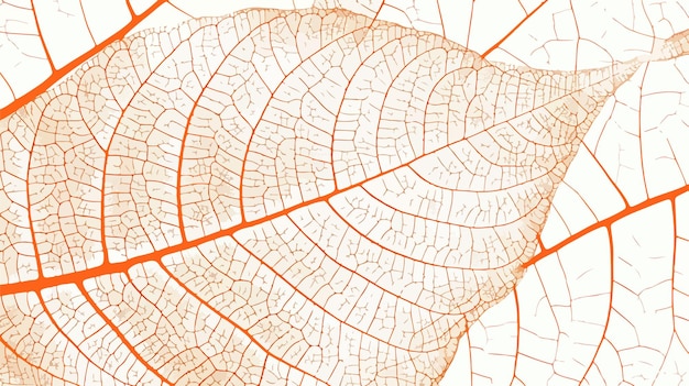 Vector elegant leaf vein texture abstract background close up