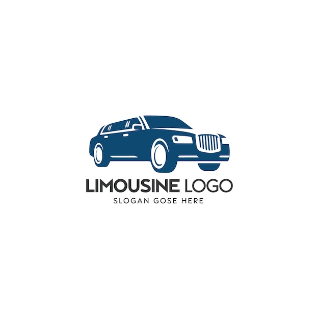 Elegant Limousine Logo Design Featuring a Stylized Vehicle Illustration